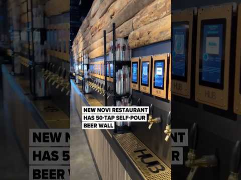 New Michigan restaurant has 50 self-pour beer taps