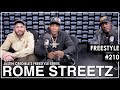 Rome Streetz Raps Over Madlib's "Fallin" Beat On The Justin Credible Freestyle Series | EP 210
