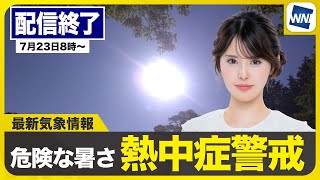 ウェザーニュースの配信のサムネイル画像