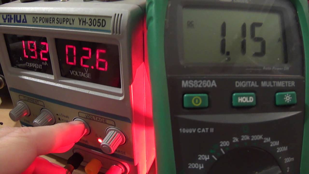 X-Boost running Mitsubishi 638nm diodes at 3V for 2AA setup