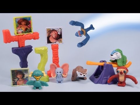 McDonalds Happy Meal The Croods Toys Complete Collection Review