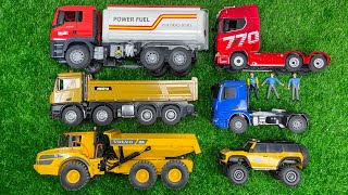 Unboxing RC Car Volvo Dump Truck, Trailer Truck, Container Truck, 4x4 Off Road Car