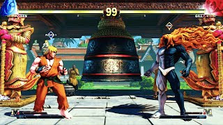 Ken vs Gill (Hardest) Street Fighter 5.