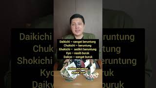 Kertas Ramalan Nasib jepang tokyo shinto