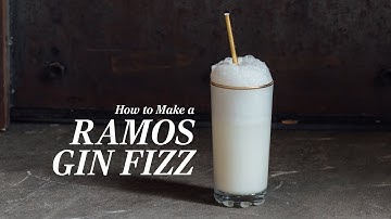 How to Make a Ramos Gin Fizz, the Most Labor Intensive Cocktail Around