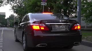 Спортивные глушители на Lexus LS600HL