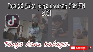 Reaksi buka Pengumuman SNMPTN2021 | Kompilasi