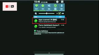 Fixmo SafeWatch - Android - Anti-Virus Manual Scan Demo screenshot 1