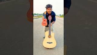 My ✅ new mini guitar and original guitar unboxing and testing short video ￼￼