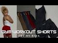 GYM SHORTS TRY ON HAUL 2026 | BOOTY LIFTING, NO ROLL, PETITE HOURGLASS FIT