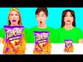 大・中・小フードチャレンジ | 面白い食べ物のトリック BaRaDa Challenge