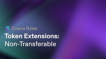 Non-Transferable (Soul-bound) Tokens with Token Extensions on Solana