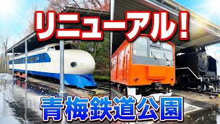 【リニューアル】青梅鉄道公園が凄すぎた！新幹線や中央線201系に115系スカ色など子供と一緒に歩きたい新スポットを全公開！蒸気機関車 電車