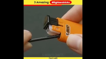 3 अनोखे Lighter Tricks⚡| #shorts