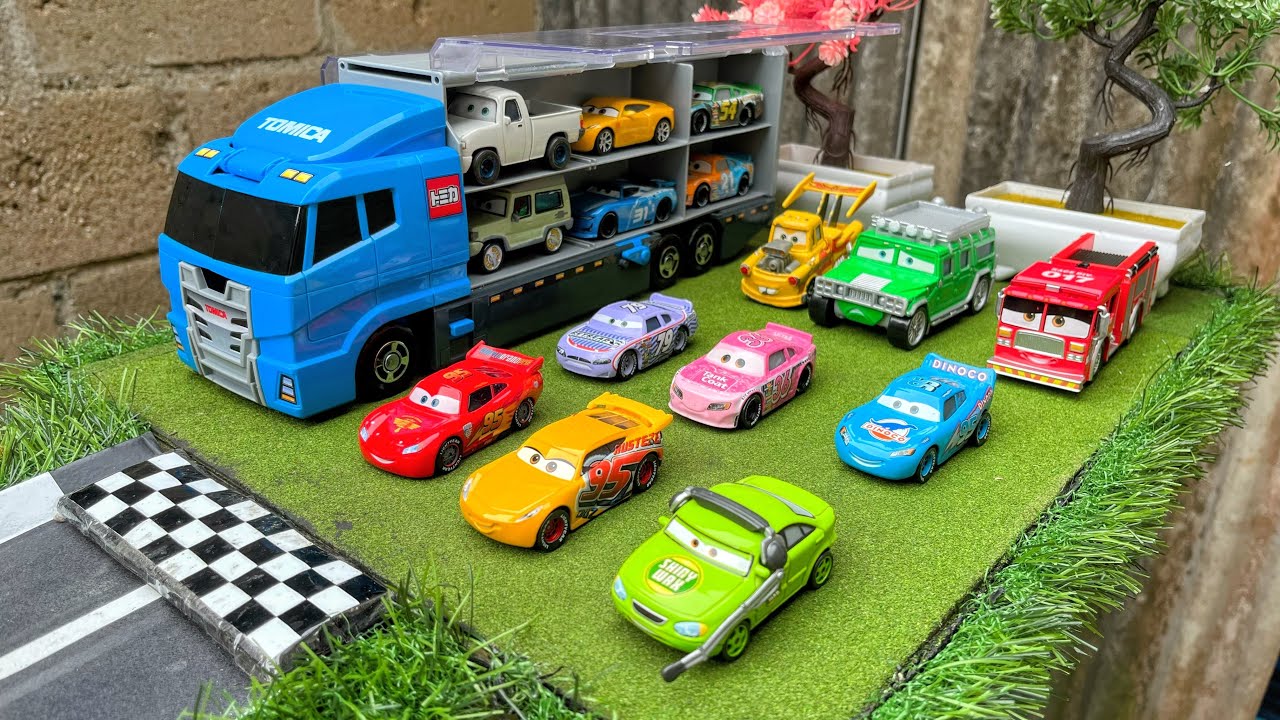 Disney Pixar Cars Unboxing Review | Lightning McQueen, Tow Mater, Doc Hudson, Sally Carrera, Cruz