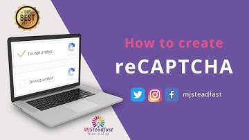 Create reCAPTCHA V3 English