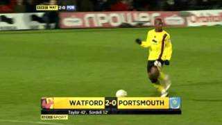 Watford 3 - 0 Portsmouth - Vicarage Road - 010111