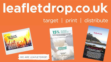 What is Leafletdrop? Learn how to create bespoke Door to Door Leaflet Distributions!