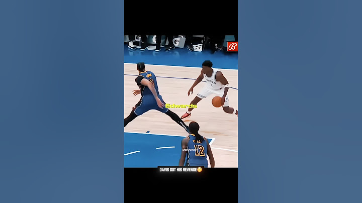 Anthony Davis REVENGE on Anthony Edwards 🤫 #shorts