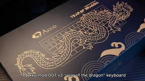 This Dragon-Themed Keyboard is INSANE 🔥 | AKKO MOD 007 V3 Unboxing & Review
