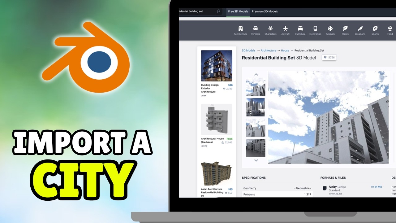 How To Import A City In Blender (2026) - Full Guide - YouTube