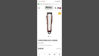 Ещё немного про Wahl cordless Legend