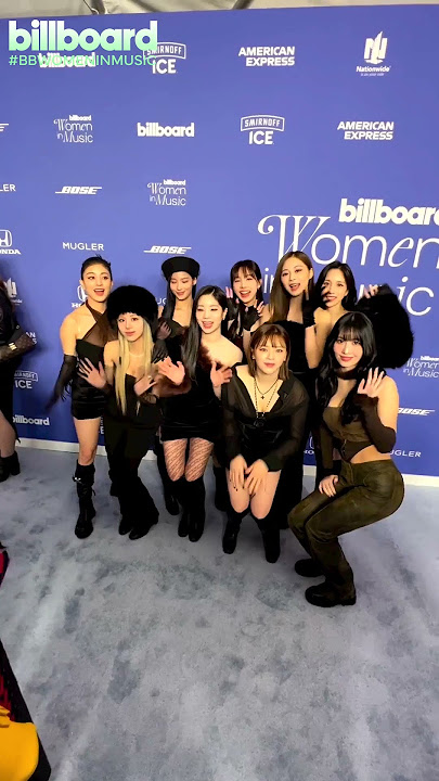 TWICE Looking Cute on the Red Carpet 💖| Billboard Women In Music 2023 #Shorts