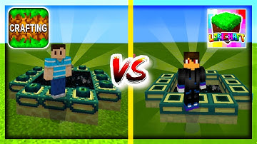 Crafting and Building PORTALS VS LokiCraft PORTALS