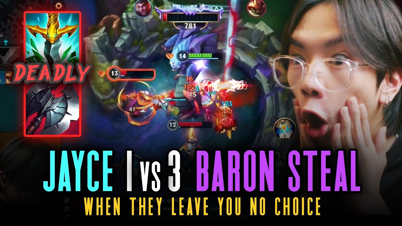 INTENSE LETHALITY SOLO CARRY 1v3 SMITE FIGHT | Jayce Wild Rift CHINA ...