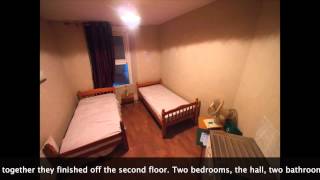 Before and After renovation at the Bolt Squatted Hostel