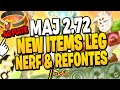 Maj 272  nerf dame jhess  news item leg  refonte eca  sadi  iop 