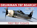 F8f bearcat first test flights w steve hinton    planes of fame