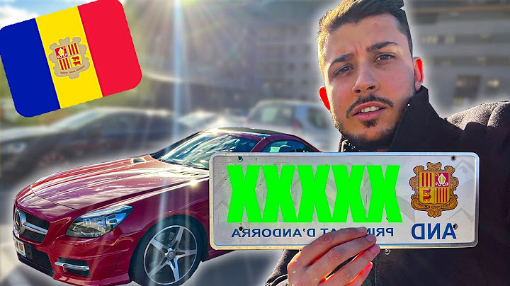 Mi Nueva Matrícula Personalizada en Andorra | ¿Cuánto Dinero Cuesta?