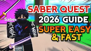 SABER QUEST 2026 GUIDE ⚔️ | Super Easy & Fast Method (Blox Fruits) JERRY YT