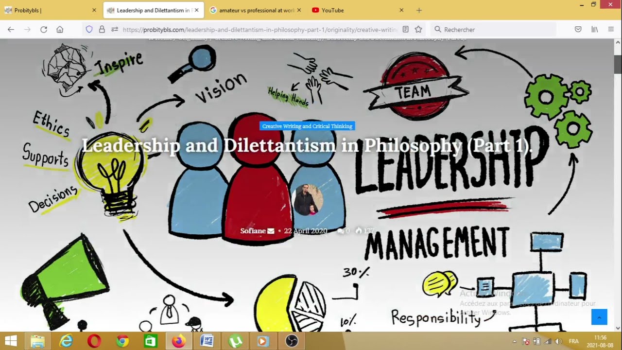 ProbityBLS - Ep 4: "Leadership and Dilettantism in Philosophy Part 1". 