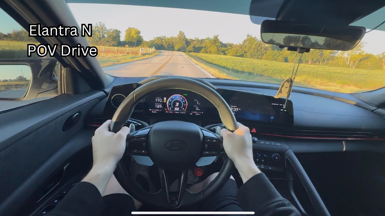 2025 Elantra N Morning POV drive (4K)