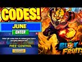 * NEW* ALL WORKING CODES FOR BLOX FRUITS IN JUNE 2026! ROBLOX BLOX FRUITS CODES
