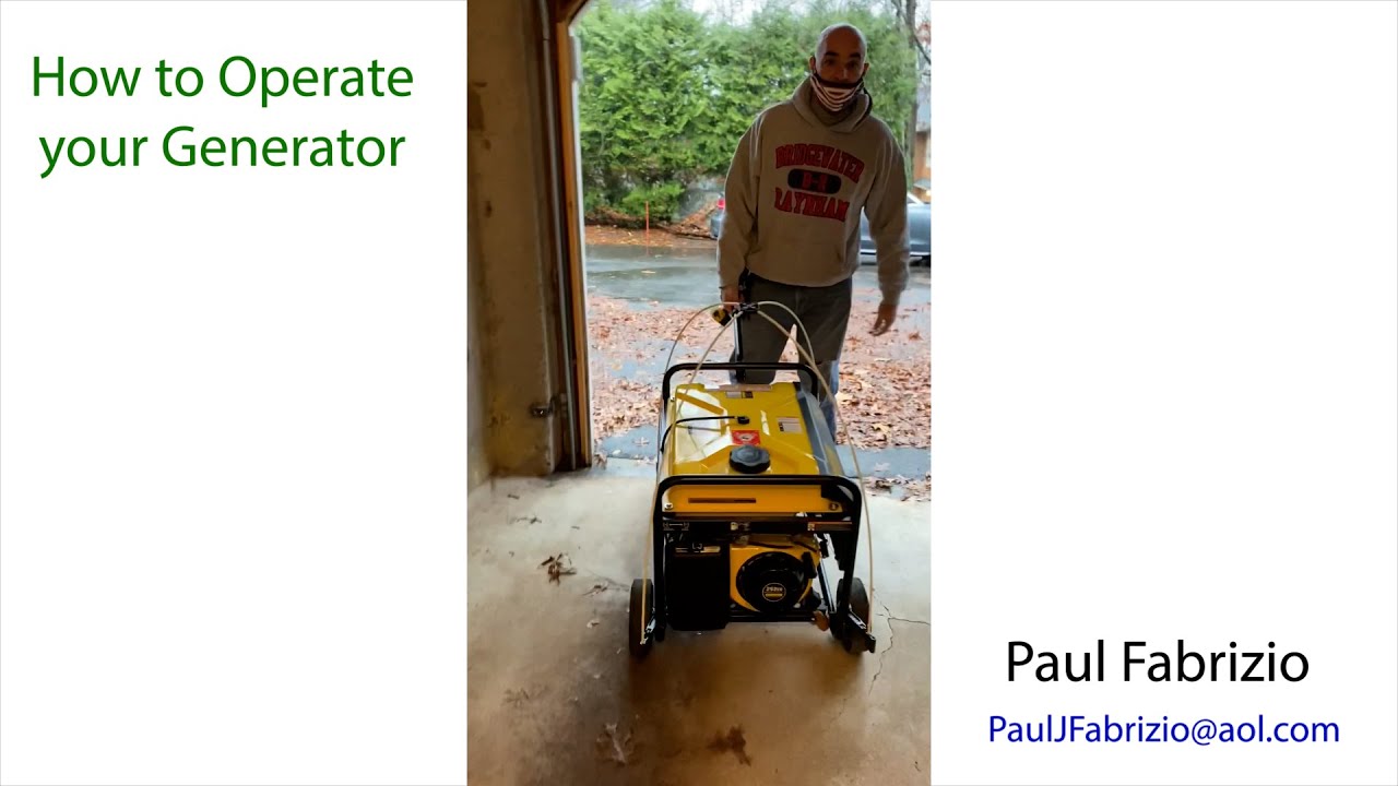 How to turn on Champion generator and operated transfer switch in your ...
