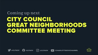 Great Neighborhoods Committee - February 28, 2022