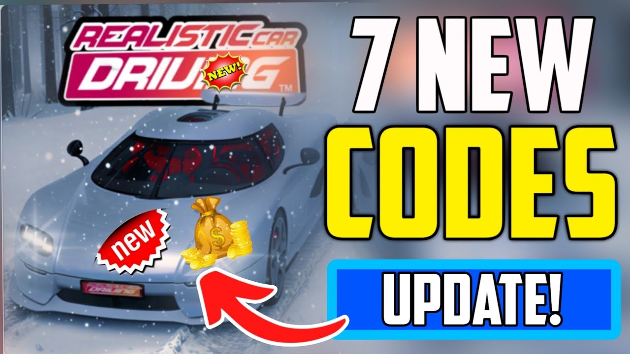 SECRET UPDATE Realistic Car Driving CODES IN JANUARY 2026 ROBLOX 