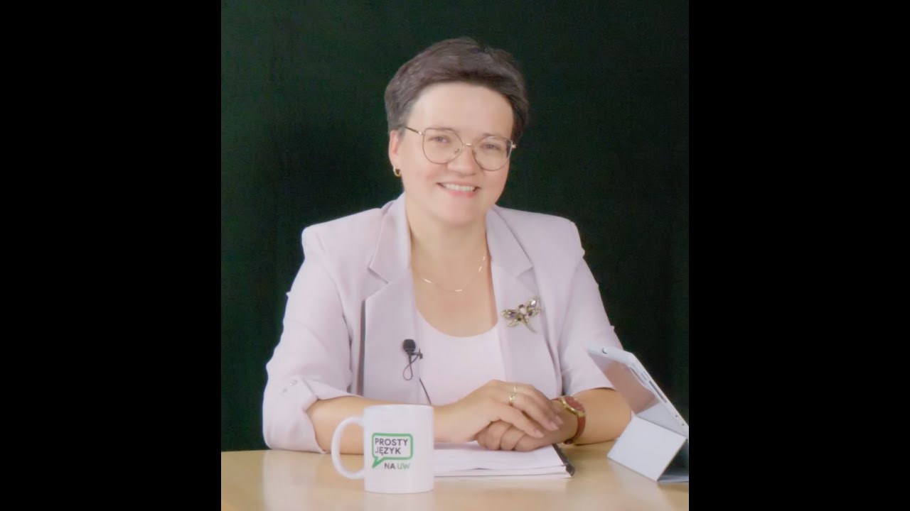 Odcinek 1: Prosty język – co to jest i czy to w ogóle jest komuś potrzebne (Magdalena Wanot-Miśtura)