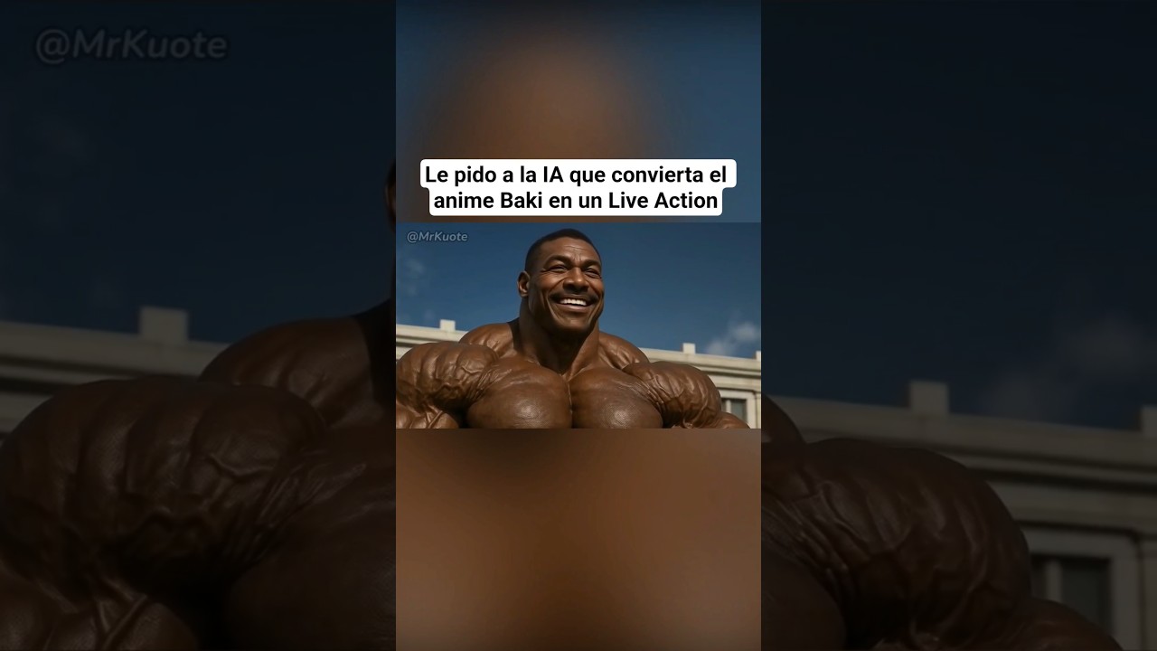Le pido a la IA que convierta el anime Baki en un Live Action 🎥
