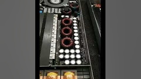 Inside look of Powersoft amplifier and CVR amplifier Comparison