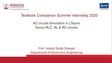 AC Circuits (AC analysis) simulation in LTspice