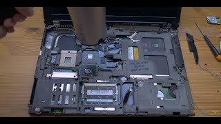 How to fix GPU (Nvidia Quadro 140M) in Lenovo ThinkPad T61 with hairdryer - 4K