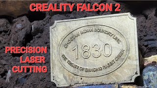 MAKING A PATTERN WITH THE CREALITY 40 WATT FALCON 2