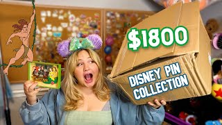We Bought a Disney Pin Collection for $1800! Tarzan, Villains, and Rare Pins!