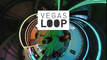 Riding on the VEGAS LOOP - Las Vegas Convention center
