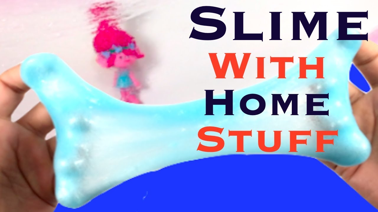 How To Make Slime With Home Ingredients Easy Diy No Borax Slimes