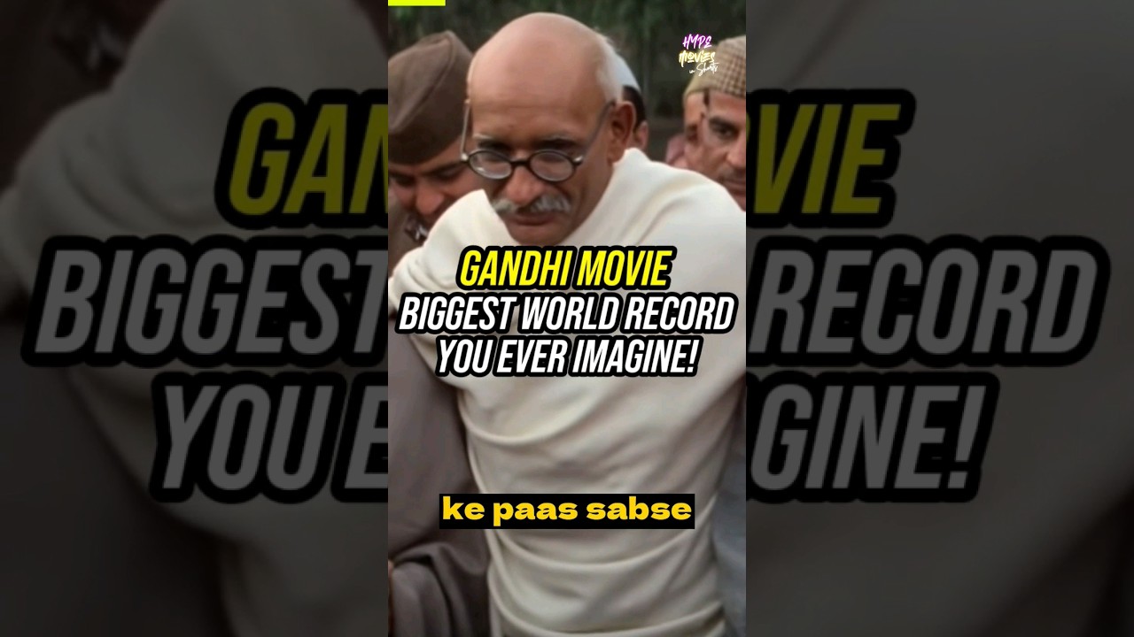 Biggest WORLD RECORD of Gandhi movie! 😱 